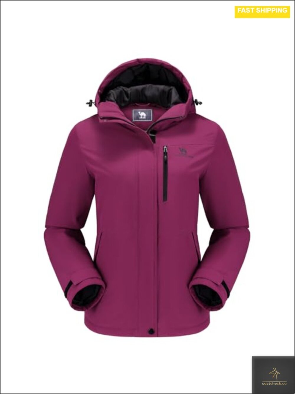 Women's Waterproof Ski Jacket Windproof Hooded Winter Coat Outdoor Hiking